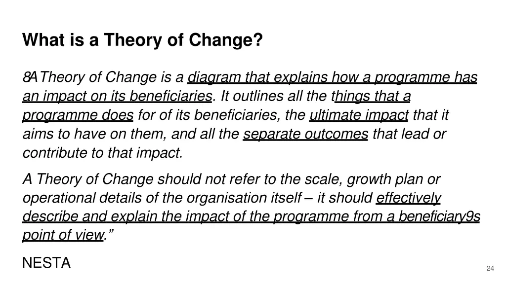 what is a theory of change