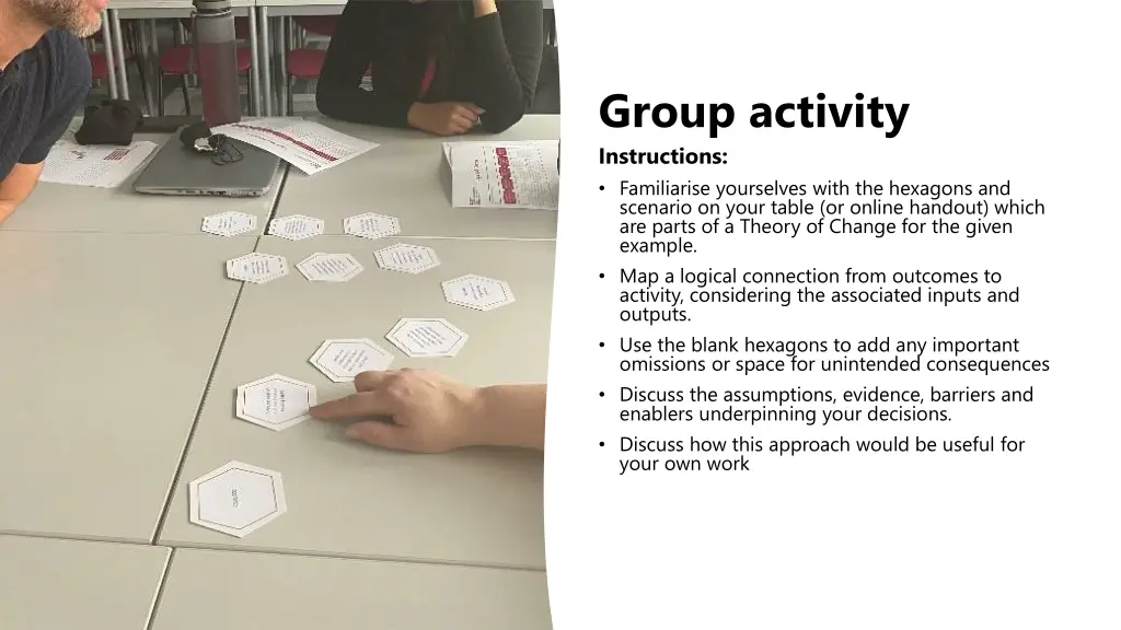 group activity instructions familiarise