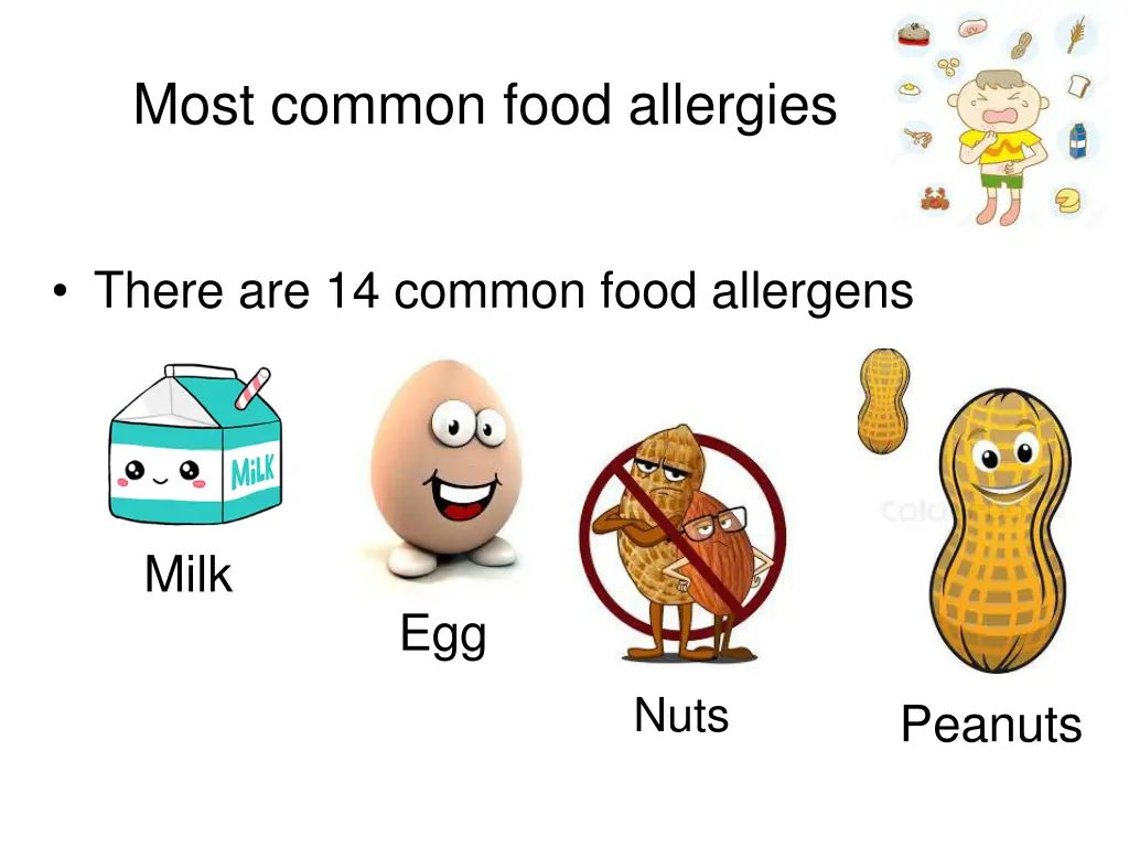 most common food allergies