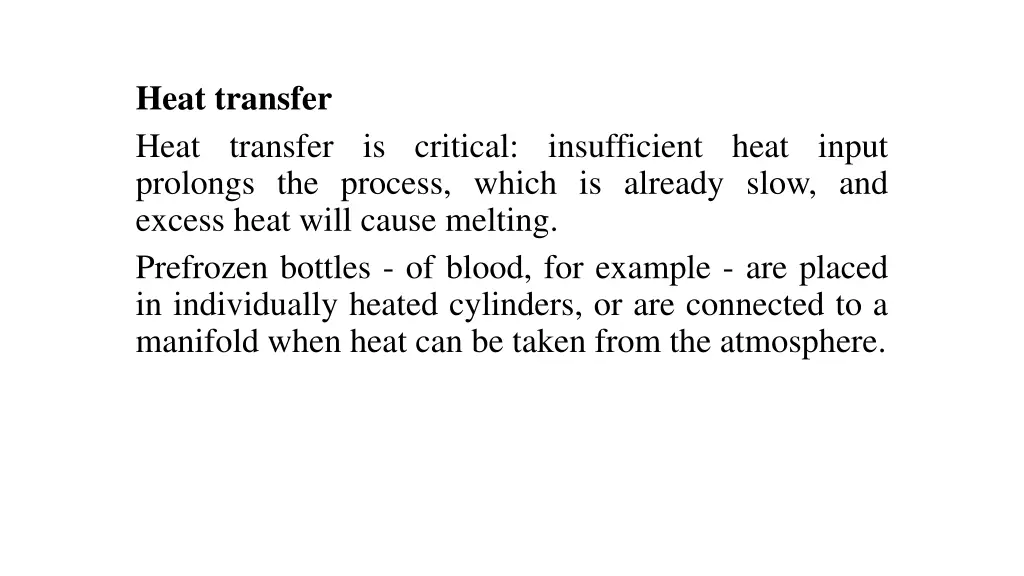 heat transfer heat transfer is critical