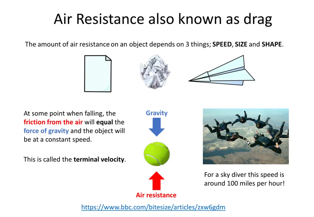 air resistance also known as drag