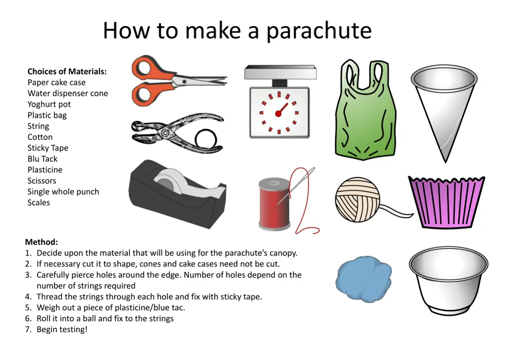 how to make a parachute