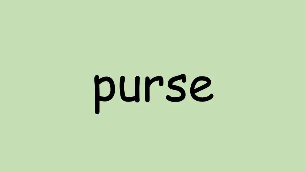 purse