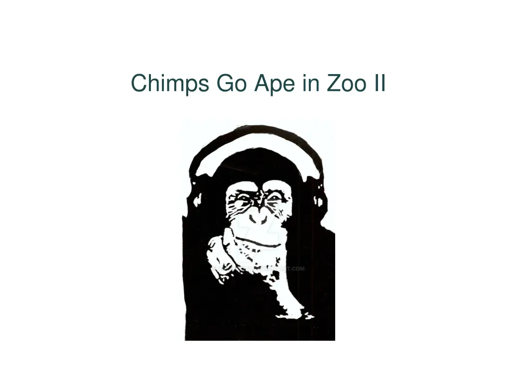 chimps go ape in zoo ii