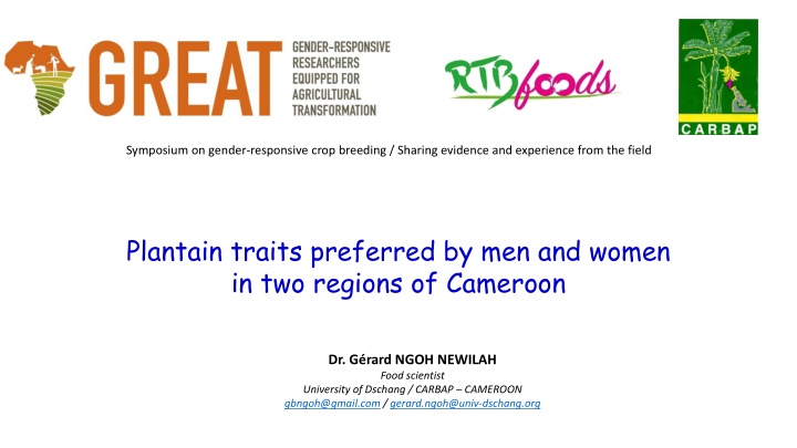 symposium on gender responsive crop breeding