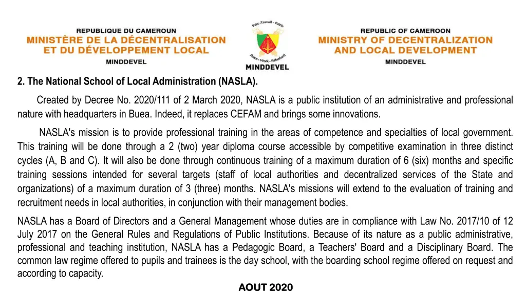 2 the national school of local administration