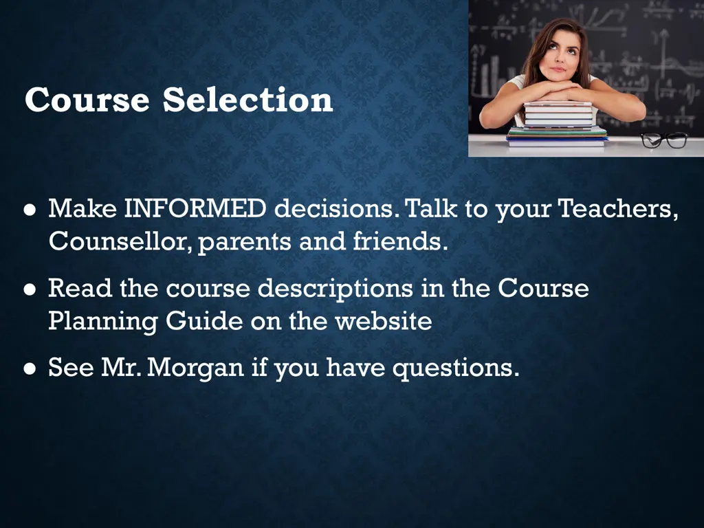 course selection