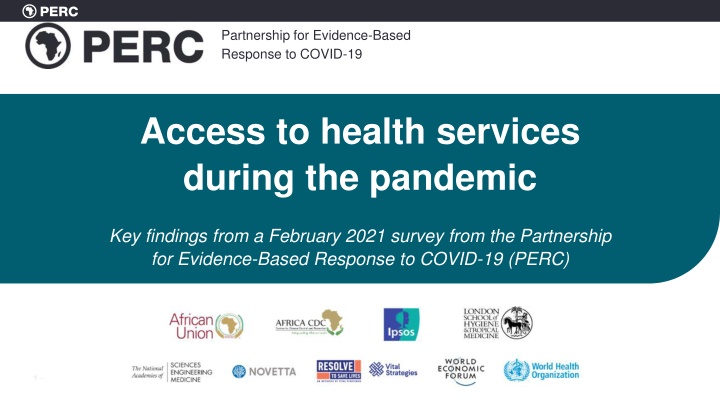 partnership for evidence based response to covid