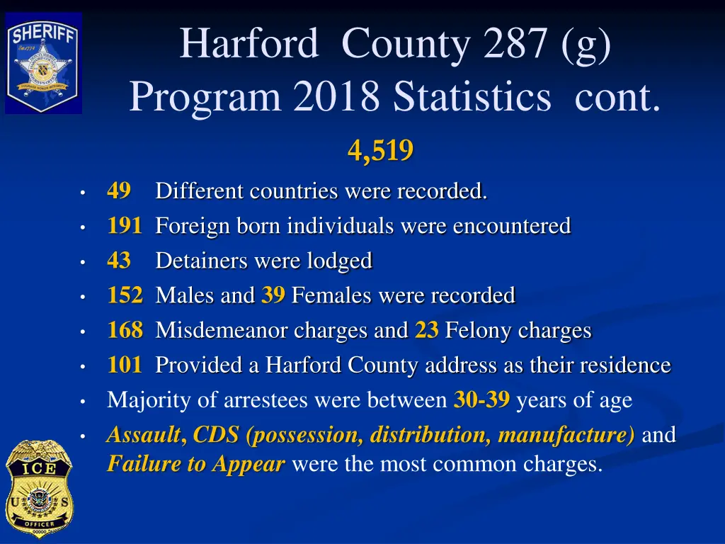 harford county 287 g program 2018 statistics cont