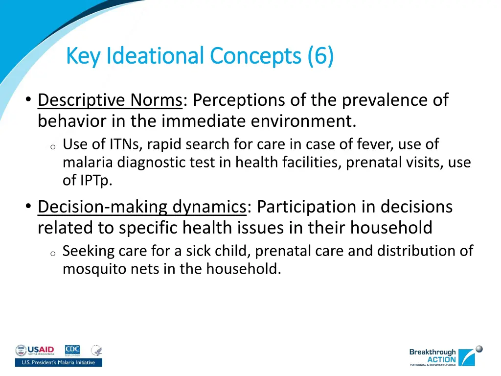 key ideational concepts 6 key ideational concepts