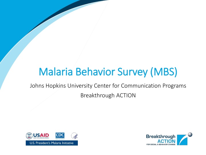 malaria behavior survey mbs malaria behavior