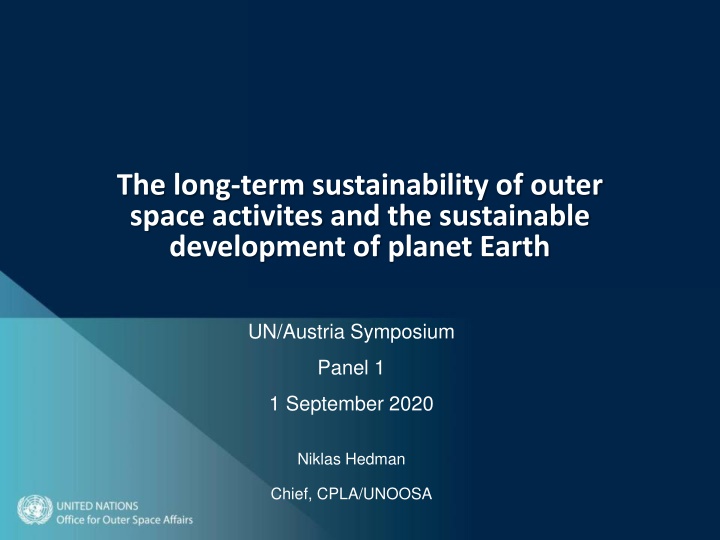 the long term sustainability of outer space