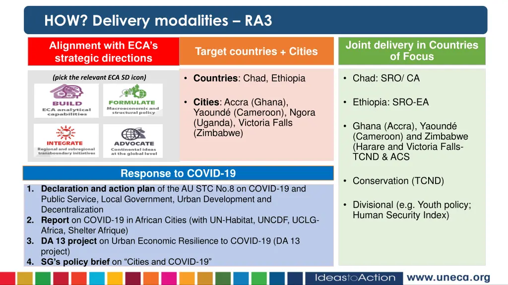 how delivery modalities ra3