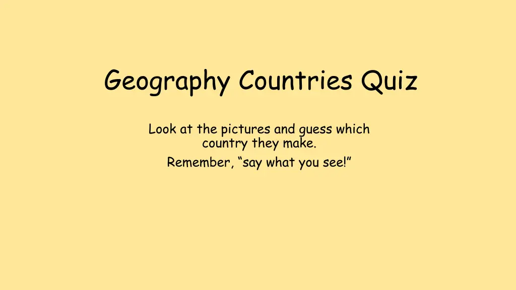 geography countries quiz