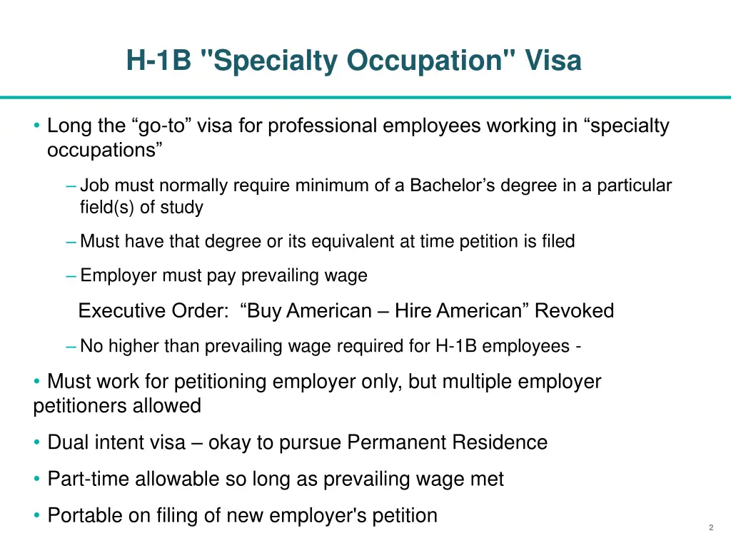 h 1b specialty occupation visa