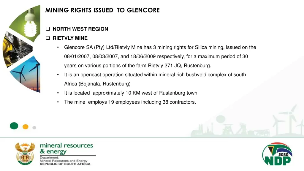 mining rights issued to glencore 5