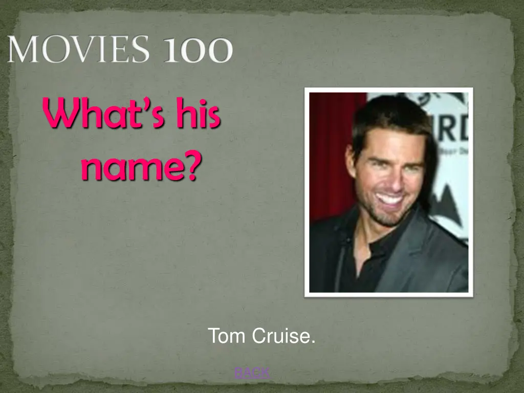 movies 100 what s his name