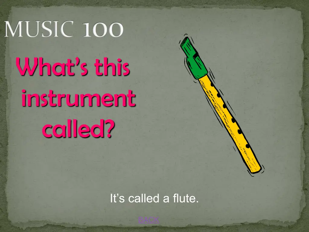 music 100 what s this instrument called