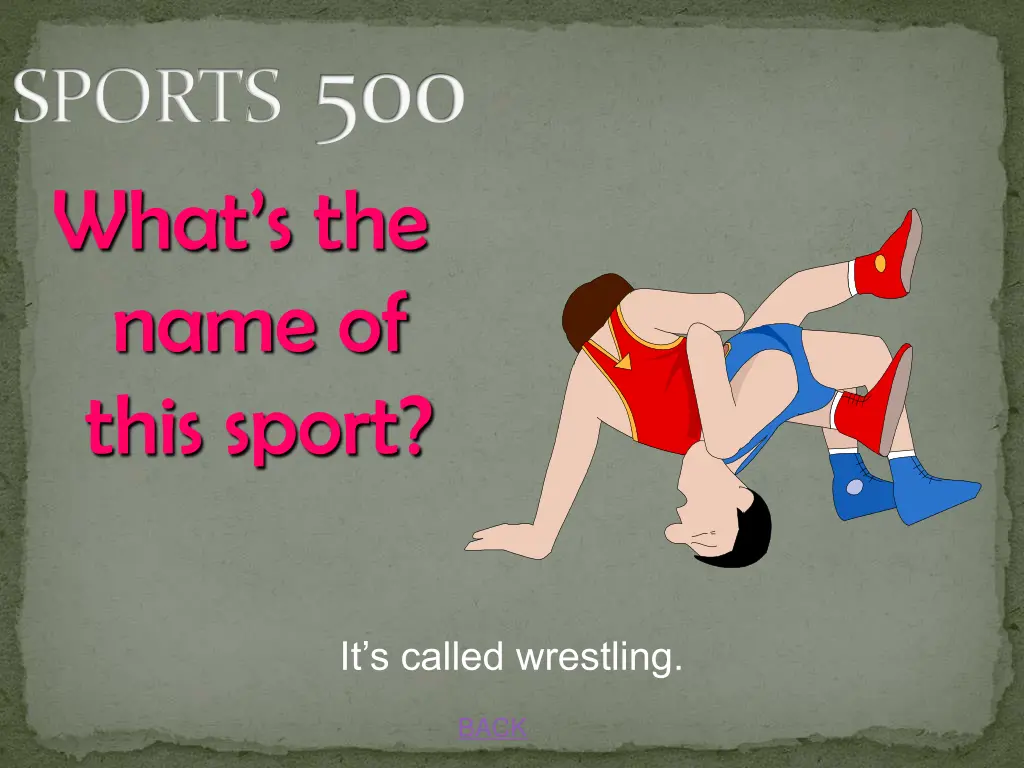 sports 500 what s the name of this sport