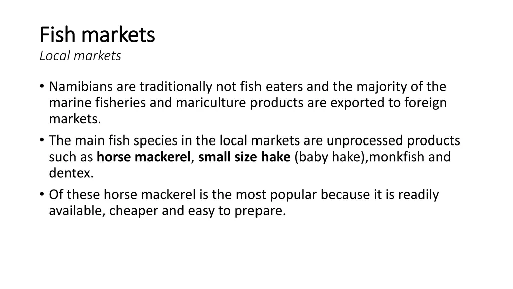 fish fish markets markets local markets