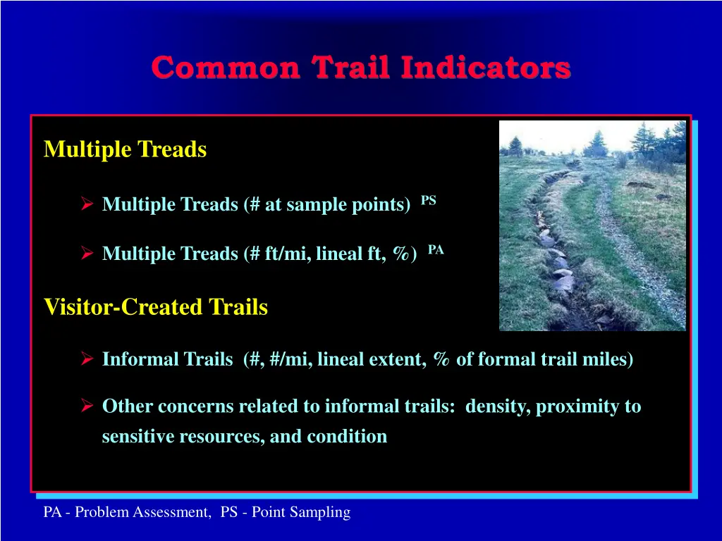 common trail indicators 2