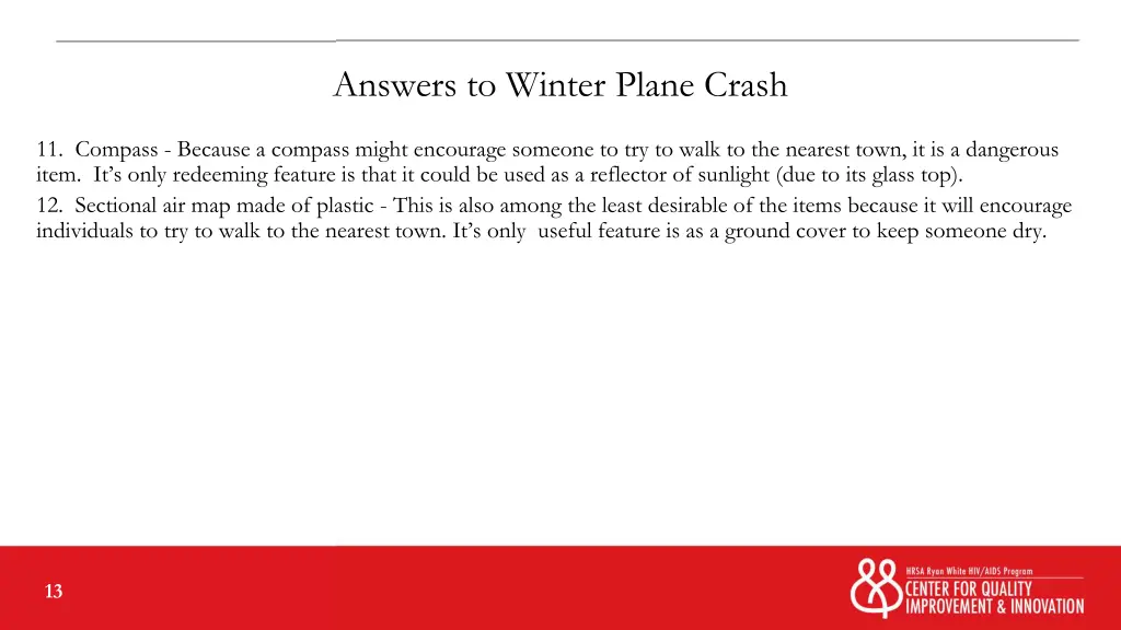 answers to winter plane crash 3