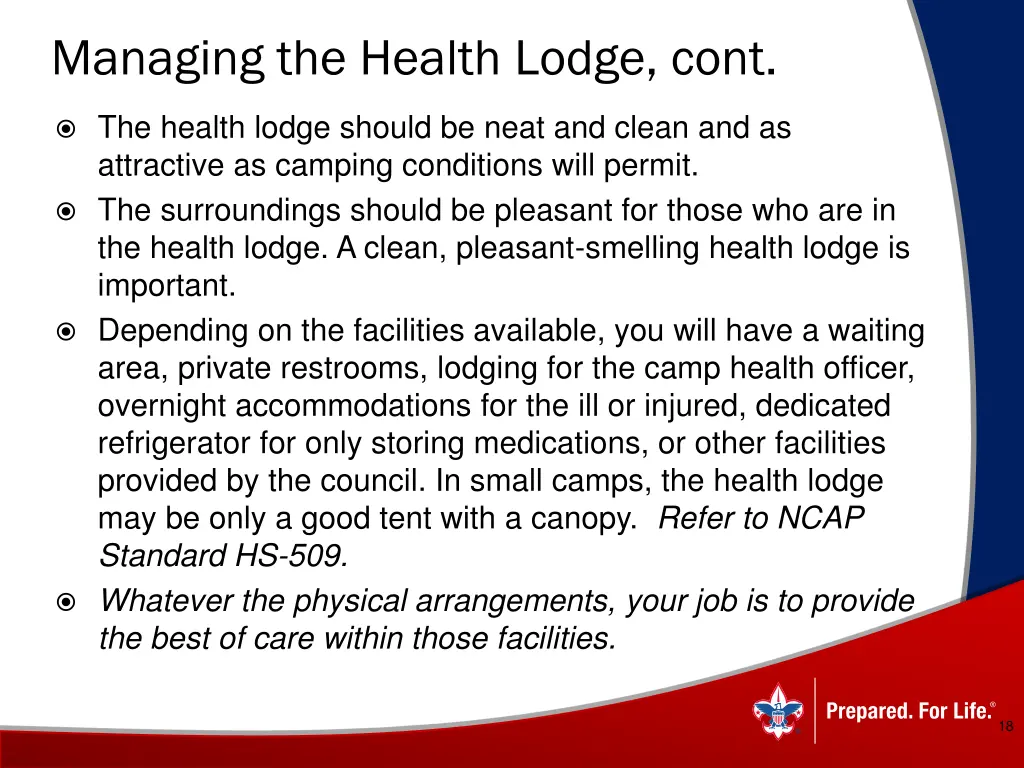 managing the health lodge cont 1