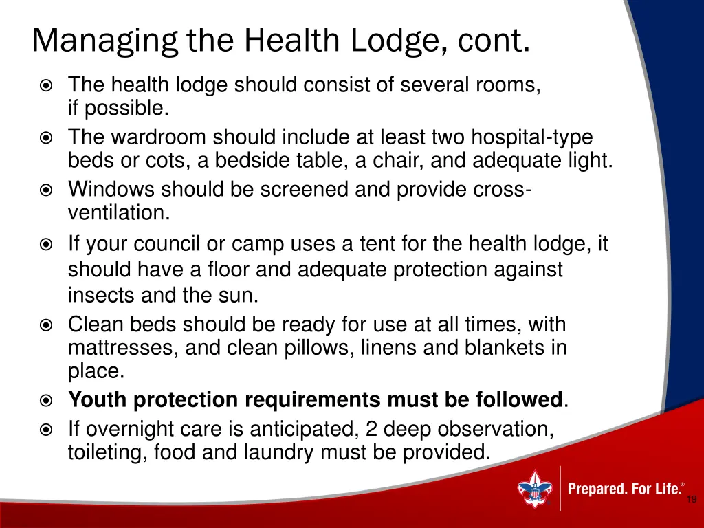 managing the health lodge cont 2