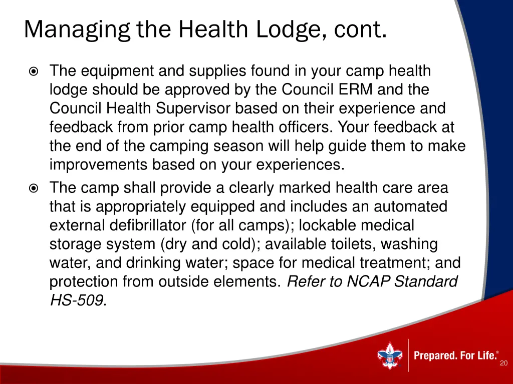 managing the health lodge cont 3