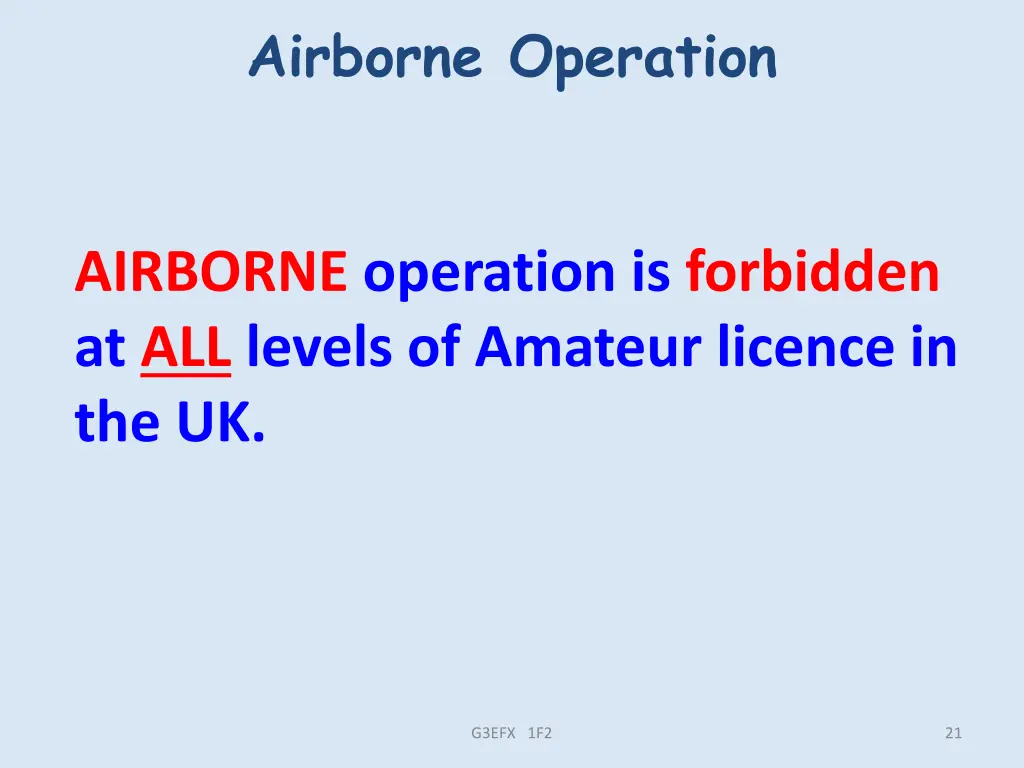 airborne operation