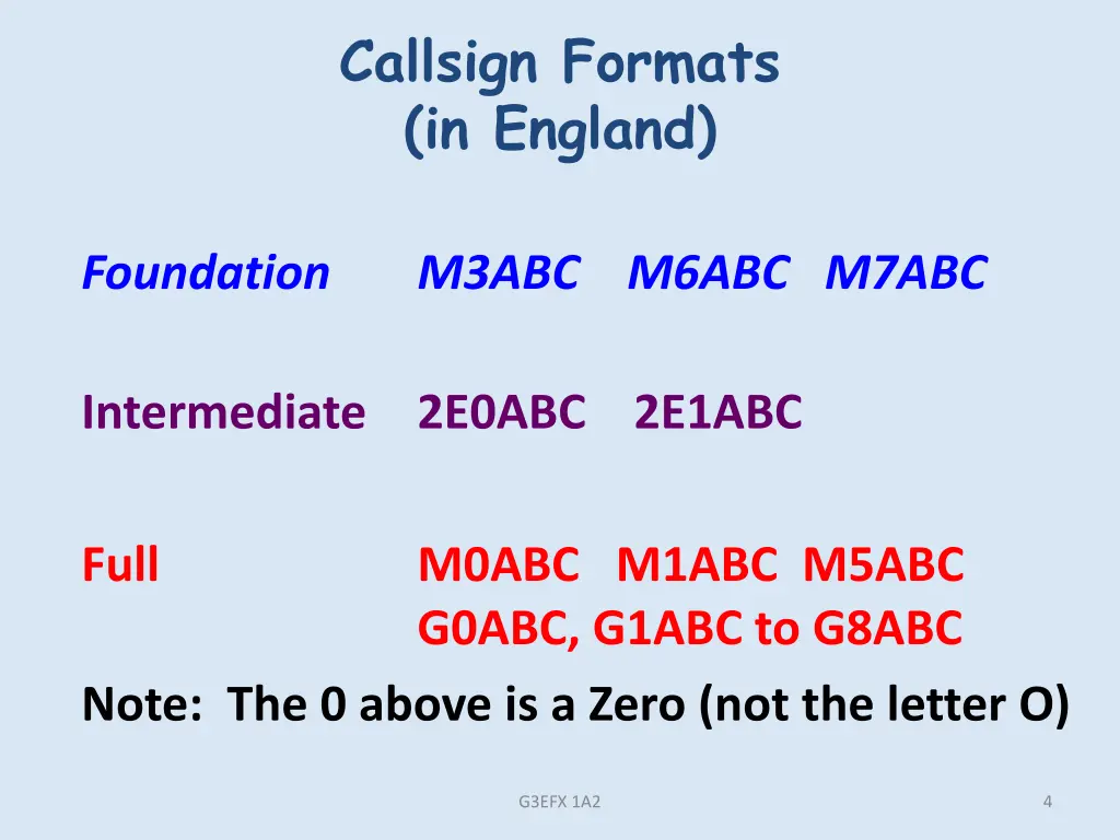 callsign formats in england m3abc m6abc m7abc