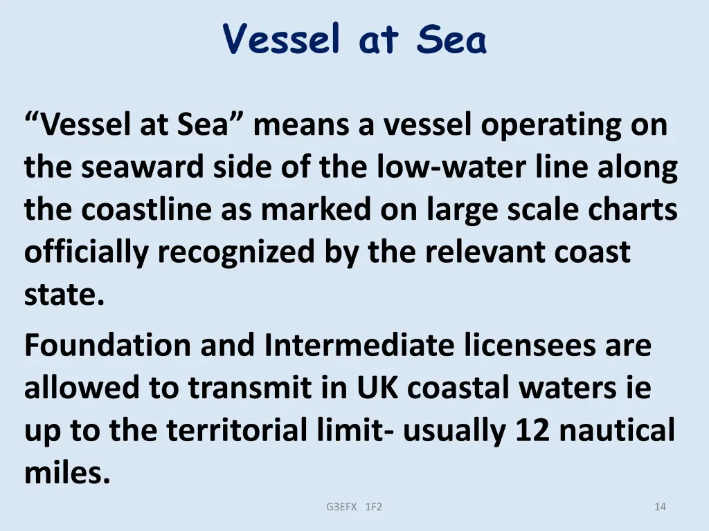 vessel at sea