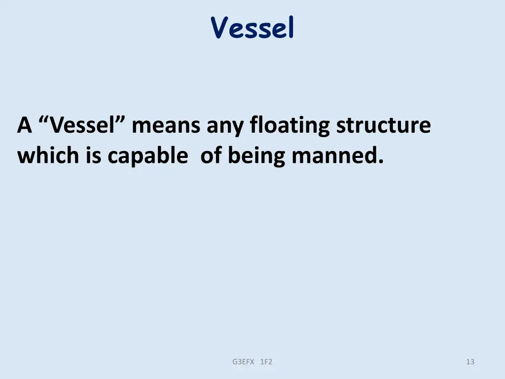 vessel