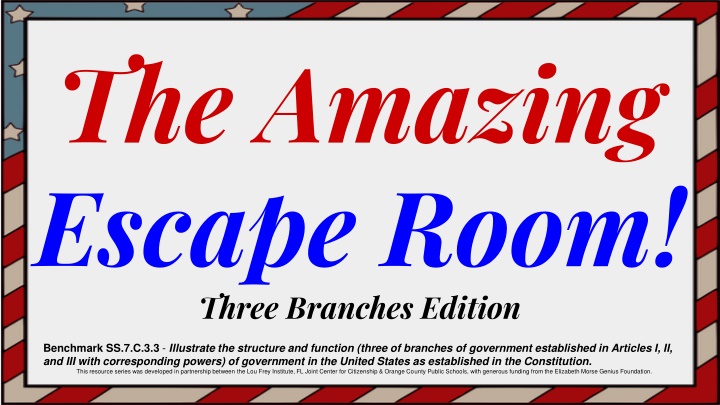 the amazing escape room three branches edition