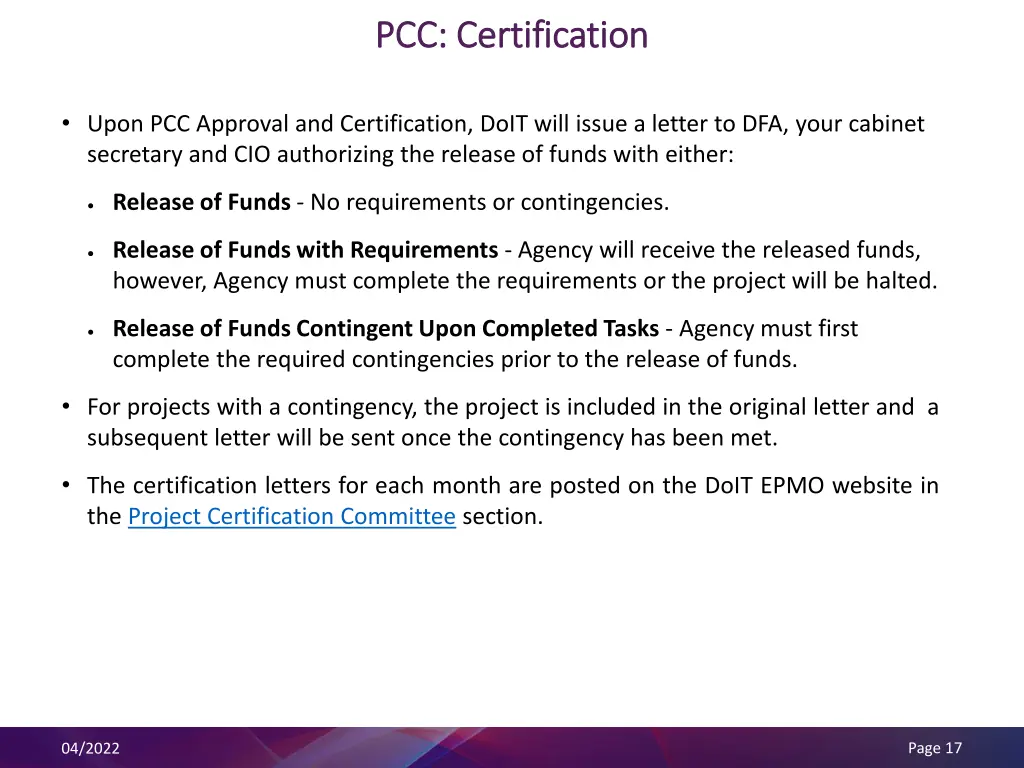 pcc certification pcc certification