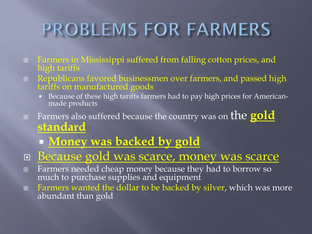 farmers in mississippi suffered from falling