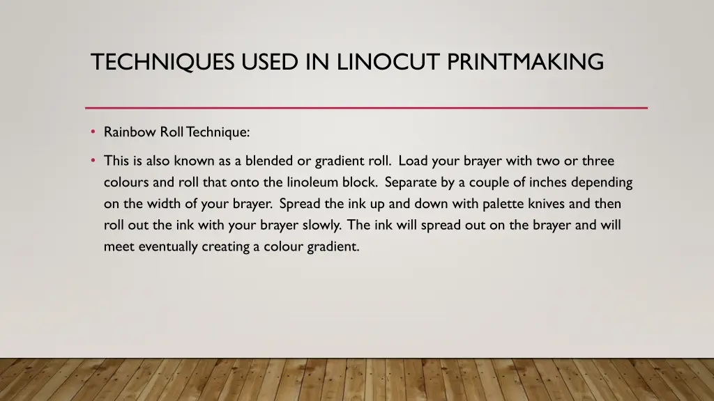 techniques used in linocut printmaking 2