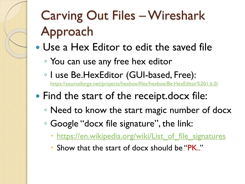 carving out files wireshark approach 1