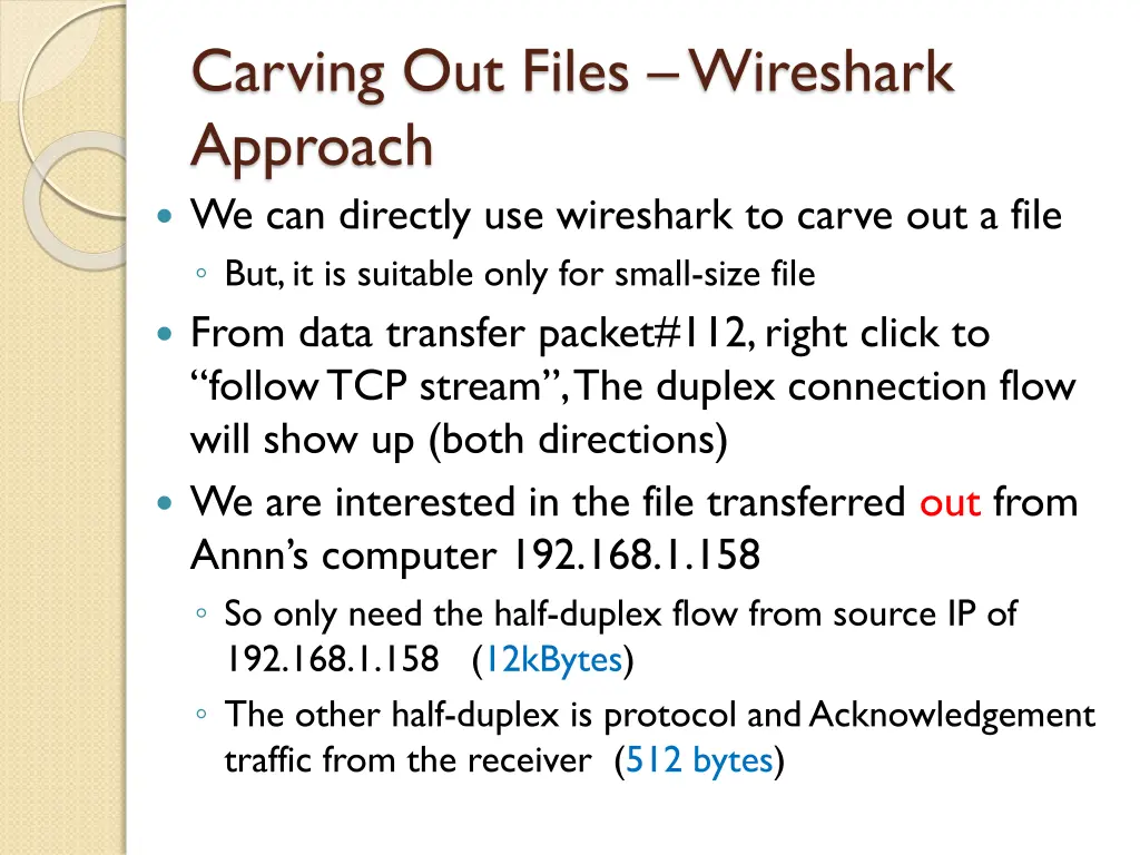 carving out files wireshark approach