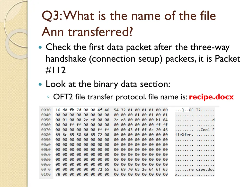 q3 what is the name of the file ann transferred 1