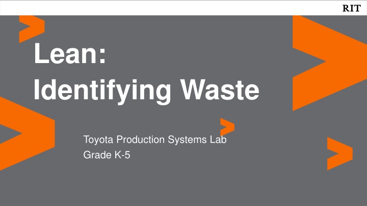 lean identifying waste