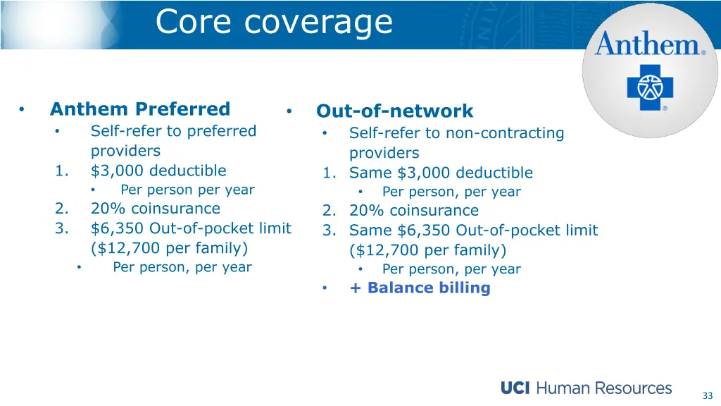 core coverage