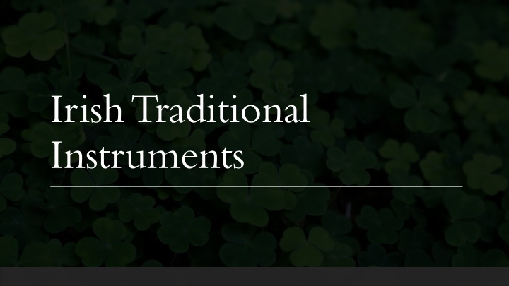 irish traditional instruments