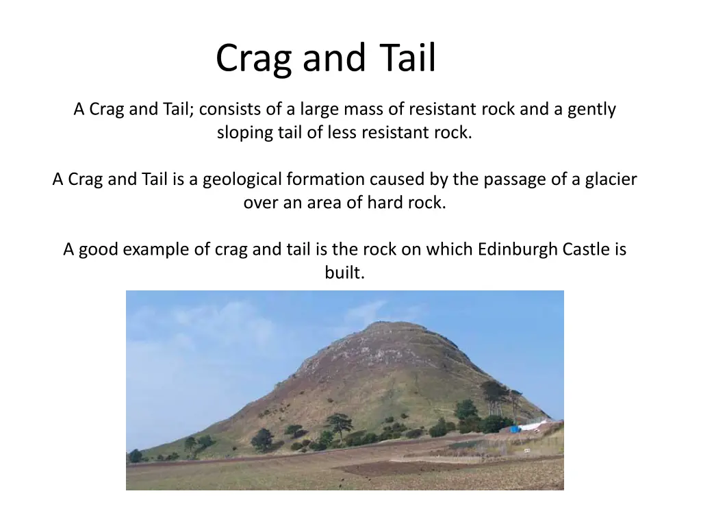 crag and tail