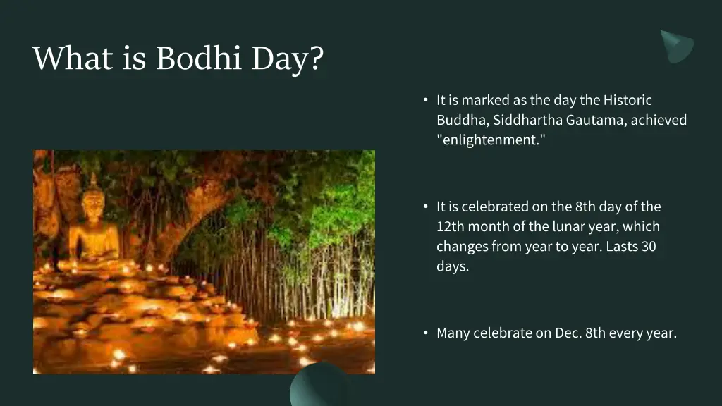 what is bodhi day