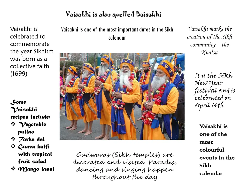 vaisakhi is also spelled baisakhi