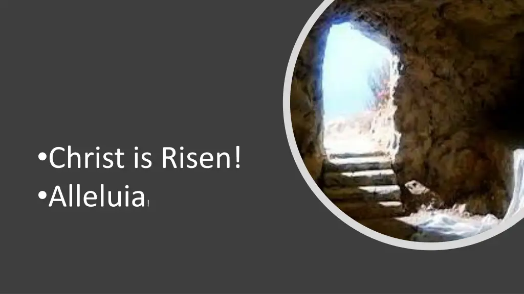 christ is risen alleluia