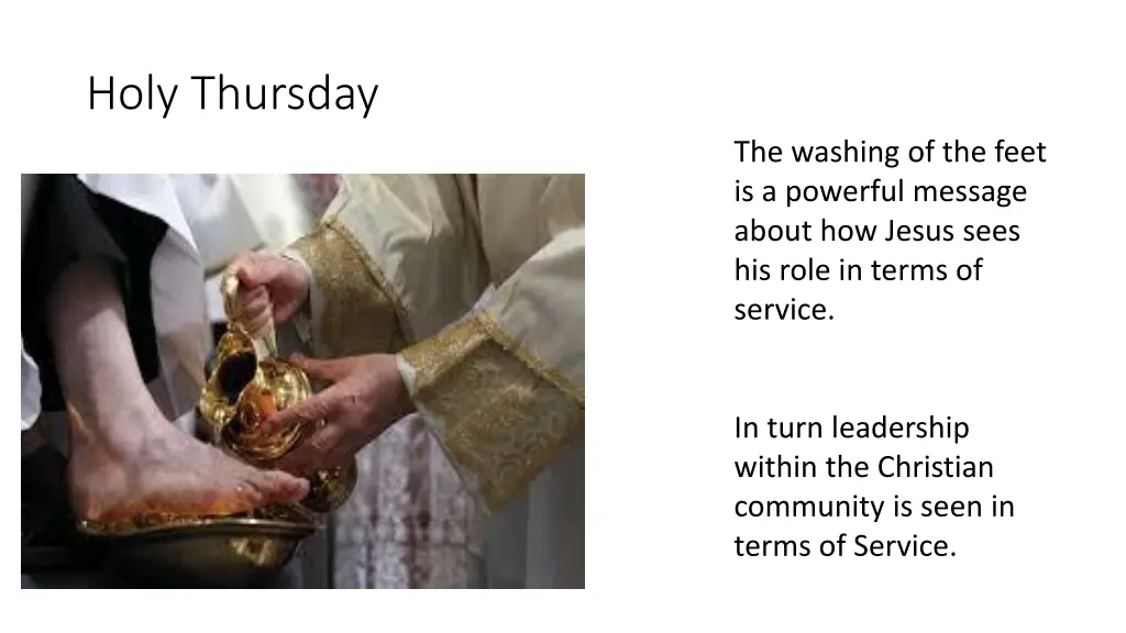 holy thursday