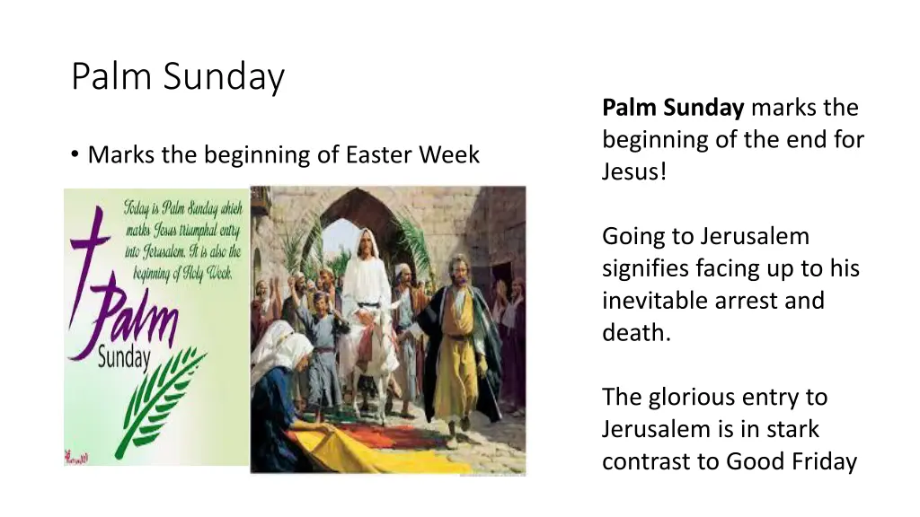 palm sunday