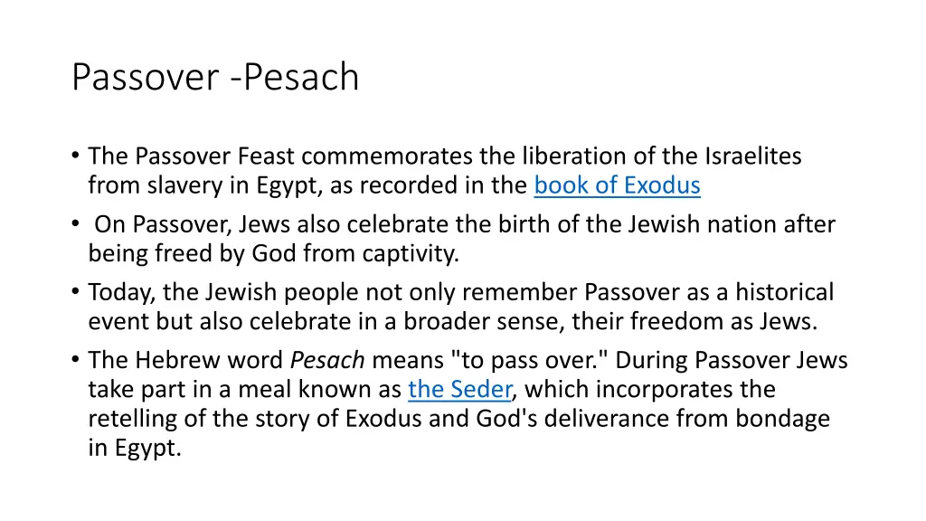 passover pesach